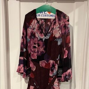 White House Black Market Multicolor Floral Dress